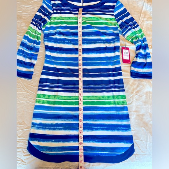 Vince Camuto NWT size 6 striped dress - Picture 1 of 7